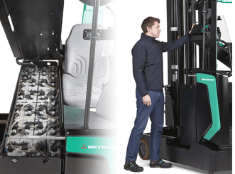 Chariot à mât rétractable Mitsubishi RB14N2L - 7