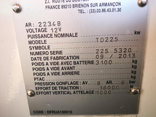 Unknown range 183 Charlatte TD225