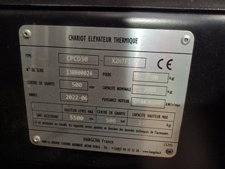 Chariot élévateur frontal 4 roues Hangcha XF30D-2 - 13