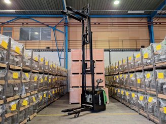 Gerbeur à plate-forme rabattable Hangcha CDD16-AC2S-LI - 12